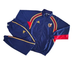 España 2000/01 Adidas Entrenamiento Fútbol Chándal L Hombre Chaqueta de Fútbol Camiseta de Pista - Imagen 1 de 13
