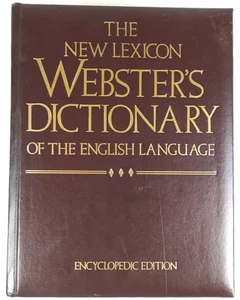 Webster's New Lexicon Dictionary 1988 Hardback 750 - Picture 1 of 9