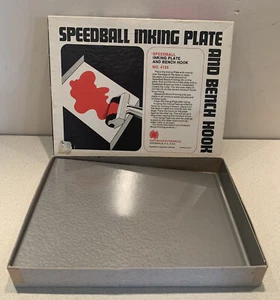 SPEEDBALL INKING PLATE and BENCH HOOK.  New in Original Box. Item # 4135 by Hunt - Picture 1 of 7