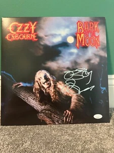 Disco de vinilo 2019 Bark At The Moon firmado por Ozzy Osbourne certificado de autenticidad JSA - Imagen 1 de 2