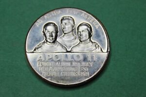 1969-TOKEN-MEDAL-APOLLO II-FIRST FIRST ON THE MOON