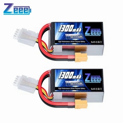 2 Stück 3S FPV Drohnenbatterie 11,1 V 120C 1300 mAh Softcase XT60 - Bild 1 von 4