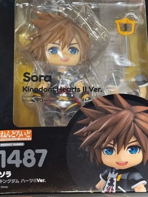 Nendoroid Sora Kingdom Hearts II Ver. Figura #1487 Good Smile Company Japón Envío gratuito Foto 1 de 4
