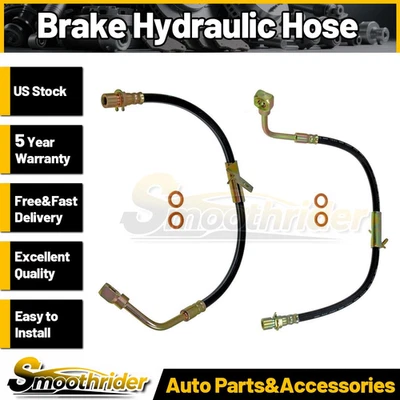 Kit dianteiro mangueira de freio hidráulica 2x para Chevrolet S10 1991-1993 4WD - Imagem 1 de 4