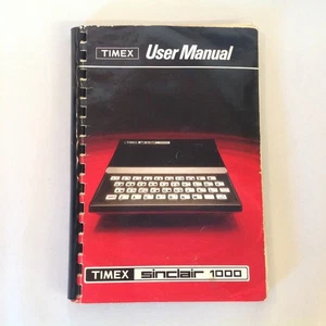Vintage 1982 Timex Sinclair 1000 User Manual Personal Computer Guide Coding Tool - Zdjęcie 1 z 18