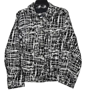 Saint Tropez West Linen Blazer Jacket Plus Size 2X Art to Wear Artsy Breathable - Picture 1 of 8