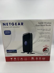 NETGEAR Wi-Fi Router Wireless N600 Router WNDR3400 (Pre Owned) Excellent - Picture 1 of 6