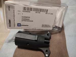 Adaptador eléctrico genuino de cableado de remolque de 7 vías GM 19366958 nuevo Curt 57241 - Imagen 1 de 9