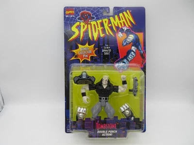 Spider-Man Animated Series TOMBSTONE Action Figure [ToyBiz, 1995] NIP! - Image 1 of 3