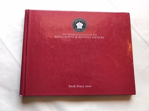 2010 Rolls Royce & Bentley Owner’s Club Desk Diary Unwritten in and Very Good - Picture 1 of 8