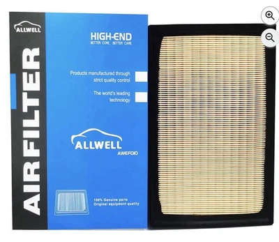 Воздушный фильтр двигателя ALLWELL подходит для Toyota 4Runner V6 (2010-2021), оригинальный номер: 17801-38050 - Изображение 1 из 4