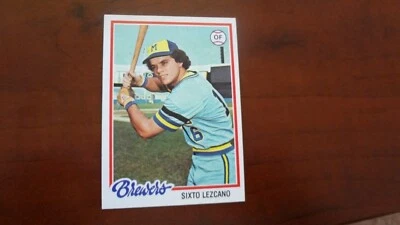 1978 TOPPS # 595 SIXTO LEZCANO BASEBALL CARD - Image 1 of 2