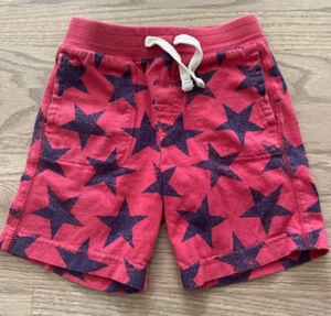 Pantalones cortos deportivos GAP Star rojo azul para niños pequeños - talla 3 - Imagen 1 de 5
