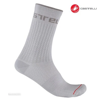 Calcetines de lana de invierno Castelli DISTANZA 20: GRIS PLATA - Un par Foto 1 de 2