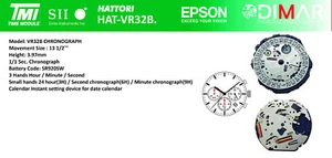 MOVIMIENTO HATTORI - TMI - CALIBRE. VR32B - Imagen 1 de 1