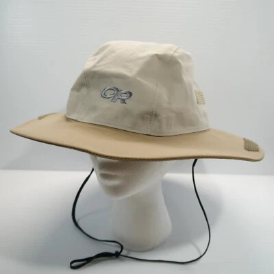 OUTDOOR RESEARCH Gore-Tex Seattle Sombrero de Lluvia Beige Adulto Mediano Impermeable 243505 Foto 1 de 4