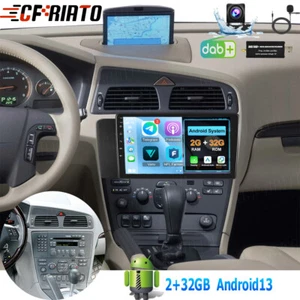 DAB+Android13 9" Autoradio GPS Carplay für Volvo XC70 V70 S60 2004-2007 32GB KAM - Bild 1 von 16