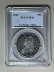 1829 50C PCGS VF20