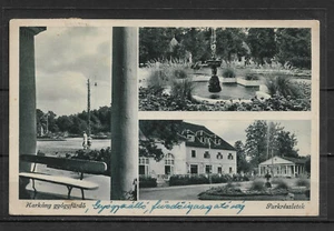 Hungary Harkany, Park, Postcard , VF Posted in 1938 !! (RN-9) - Picture 1 of 2