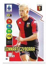 #94 Lennart Czyborra Genoa Card - 2021 Adrenalyn XL Footballers 22