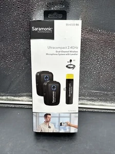 NUEVO Saramonic Blink500 B6 Doble Canal Inalámbrico Omni Lavalier Micrófono Compacto - Imagen 1 de 7
