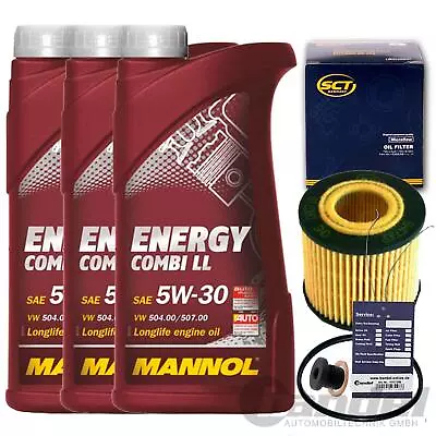 MARKENLOS ÖLFILTER+MANNOL 5W30 ÖL für 1.2 VW POLO 9N 6R SKODA FABIA 1 2 ROOMSTER 5J TOLEDO