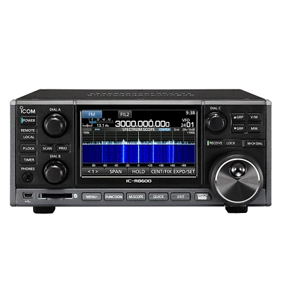 Icom IC-R8600 10kHz to 3GHz Super Wideband Receiver FCC Certified US Version - Image 1 of 3