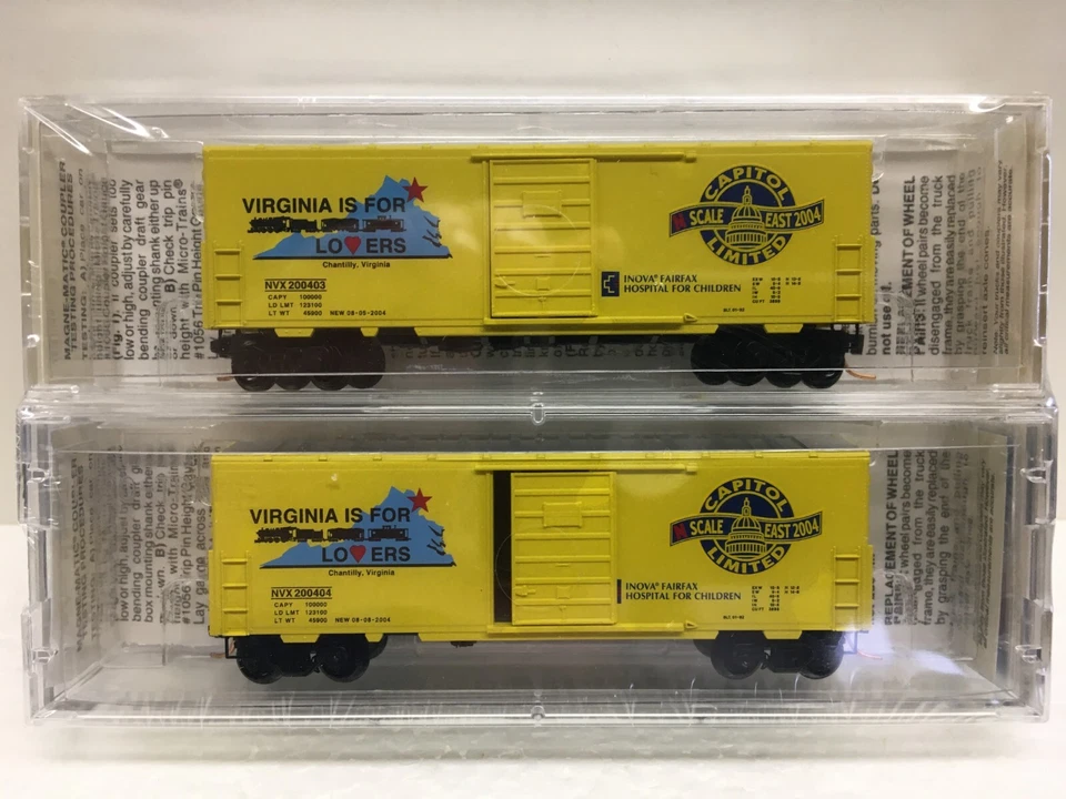 N Scale Micro Trains MTL Special Run 05-11 Fairfax Childrens Hospital 2-Pack - Image 1 of 3