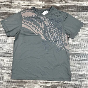 Crazy Shirts Boys sz L Honu Tribal Kai Noa Swim Surf Stretch Shirt Athletic NWT - Picture 1 of 6