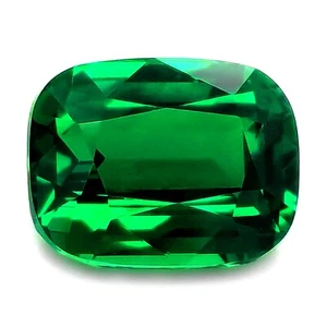 Tsavorit Granat Edelstein natürlicher Tsavorit GIA zertifiziert grüner Granat 4,01 cts - Bild 1 von 4