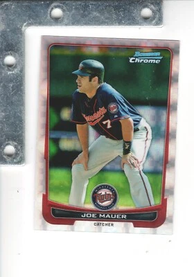2012 Bowman Chrome #170 Joe Mauer XFRACTOR RARE! SP NM/MT TWINS - Image 1 of 2