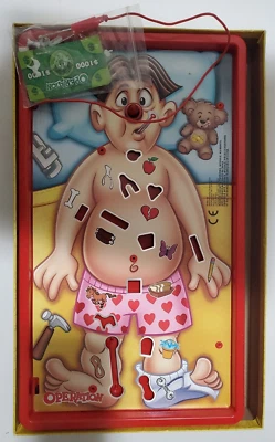 Operation Hasbro B2176 Interactive Game - Works - missing some pieces - Image 1 of 4