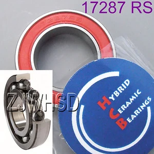 17287 2RS Si3N4 Hybrid Ceramic Ball Bearing Rubber Sealed 17 x 28 x 7mm - Picture 1 of 1