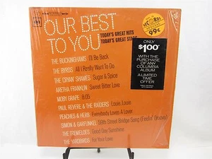 LP Record - OUR BEST TO YOU compilation TBS-2 w/ original wrap Byrds Moby Grape - Picture 1 of 2