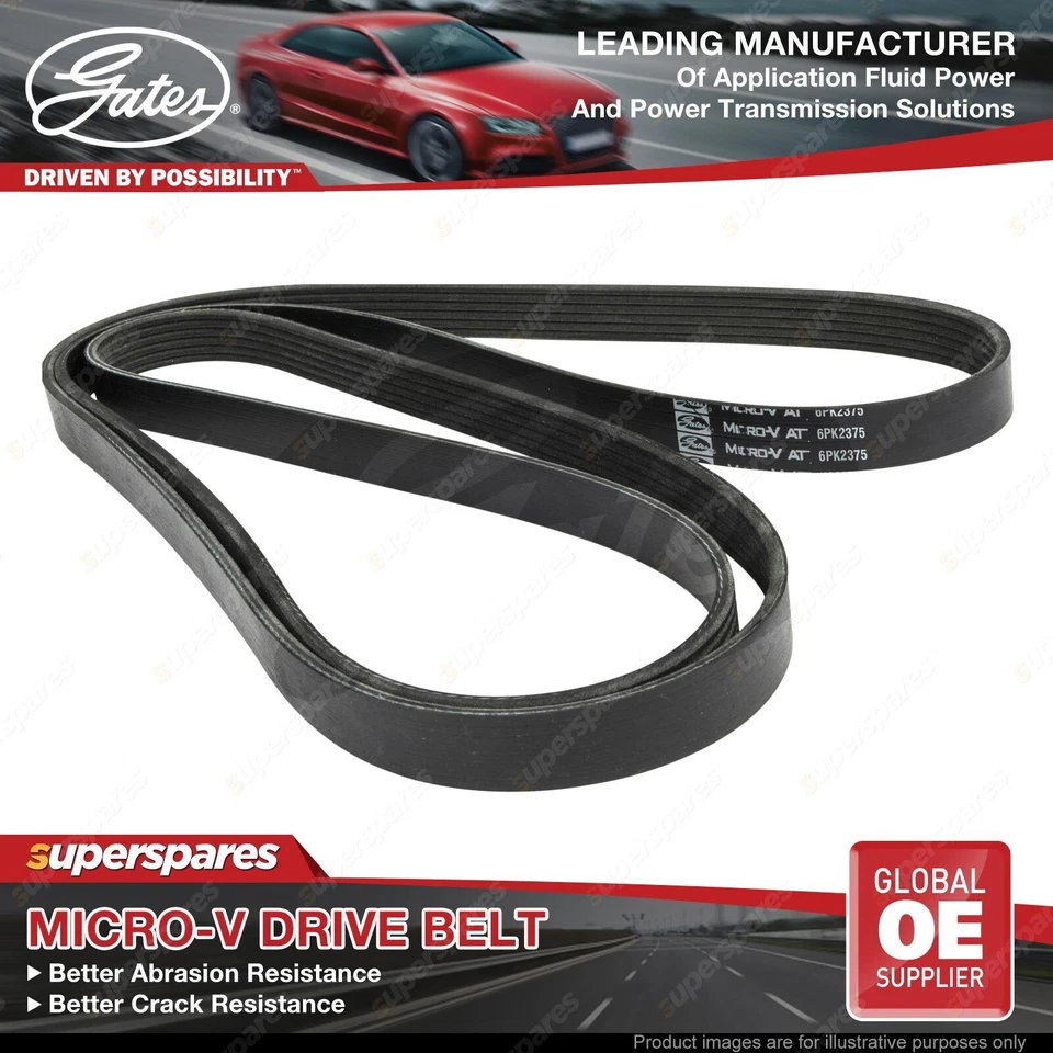 Gates Accessory Drive Belt for Mercedes-Benz C-Class W203 E-Class 210 - image 1 of 3
