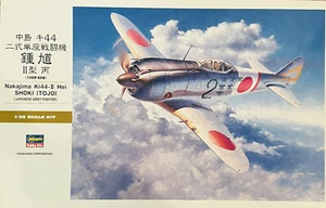 [NEU] Hasegawa Plastikmodellbausatz im Maßstab 1:32 NAKAJIMA KI44-II HEI SHOKI (TOJO) - Bild 1 von 2