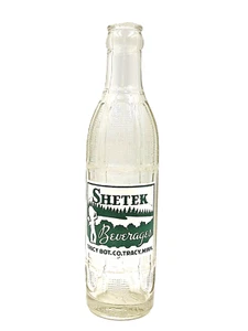 Vintage Shetek Getränke 7 Unzen Pop Bottle Tracy Bottling Co. Tracy Minn. Green Label - Bild 1 von 5
