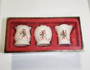 Lenox Holiday Tartan Votivkerzenhalter 3er Set - Bild 1 von 1