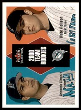 2000 FLEER TRADITION UPDATE ARMANDO ALMANZA/NATE ROLISON RC FLORIDA MARLINS #U78