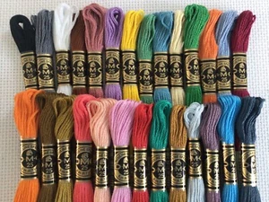 DMC 1-50 CROSS STITCH THREADS/SKEINS - Choose your colours - Multi Buy discount - Picture 1 of 6