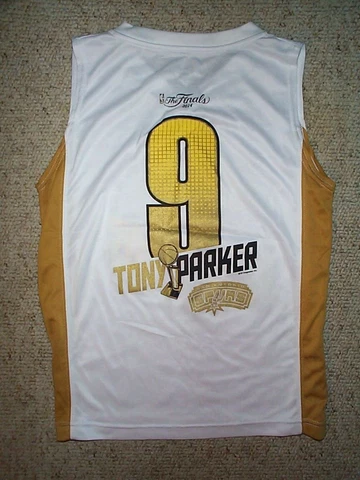 THE FINALS San Antonio Spurs TONY PARKER nba Jersey YOUTH KIDS BOYS (s-sm-small) Cover