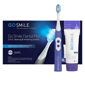 Go Smile Sonic Blue Light Electric Toothbrush with Whitening Gel