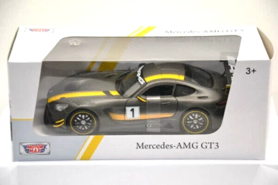 Motor Max 1:24 Mercedes Benz - AMG GT3 #73784 Modell in OVP Nr. 12 - Bild 1 von 4