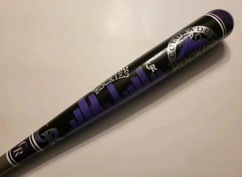 Colorado Rockies Skyline 33/37oz One Of Kind Custom Collectible Baseball Bat Cover