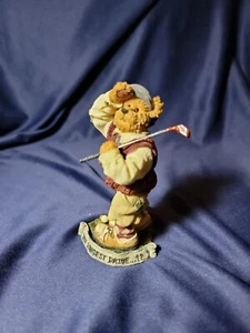 2003 Boyds Bear Bearstone Doug Mcduffer Teed Off Golf Figurine 2E/2230 - Picture 1 of 7
