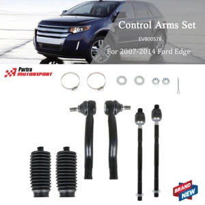 For 2007-14 Ford Edge Lincoln MKX Front Inner & Outer Tie Rod Boot Kit EV800576 - Picture 1 of 10