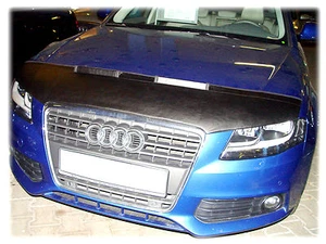 CAR HOOD BONNET BRA fit Audi A4 2008-2011 NOSE FRONT END MASK BRA DE CAPOT - Imagen 1 de 1