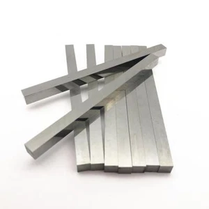 Solid Carbide Flat Stock Square Bar 4mm-14mm TUNGSTEN Rectangular Strip Blank - Foto 1 di 3