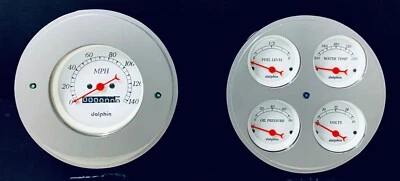 1947 1948 1949 1950 1951 1952 1953 Chevy Truck calibre 5 tablero insertar PC Foto 1 de 4