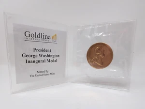 George Washington Inaugural Medal Bronze 1789 US Mint Goldline - Picture 1 of 7
